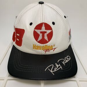 Ricky Rudd Vintage NASCAR Hat  #28 Leather Adjustable Cap‎ Havoline Racing